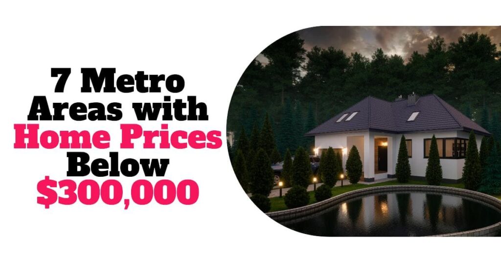 7 Metro Areas in the US With Home Prices Below $300,000