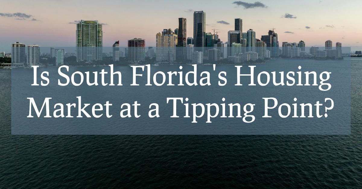South Florida Housing Market: A Crossroads for Homebuyers