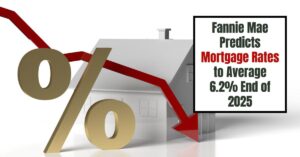 Fannie Mae Predicts Mortgage Rates to Average 6.2% End of 2025