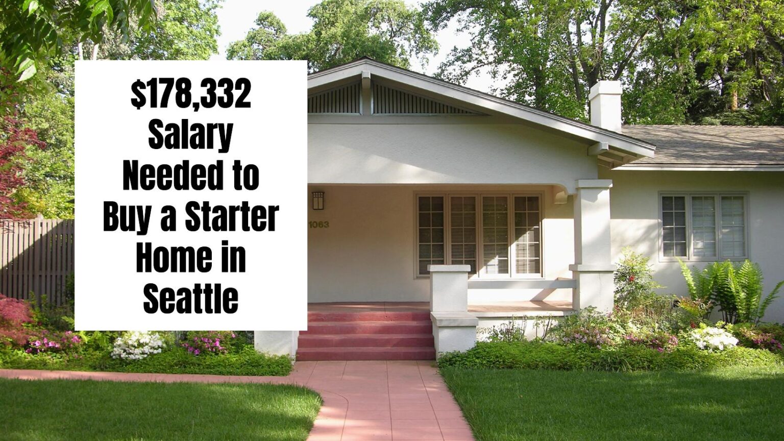 Seattle's Housing Market 178K Needed for a Starter Home