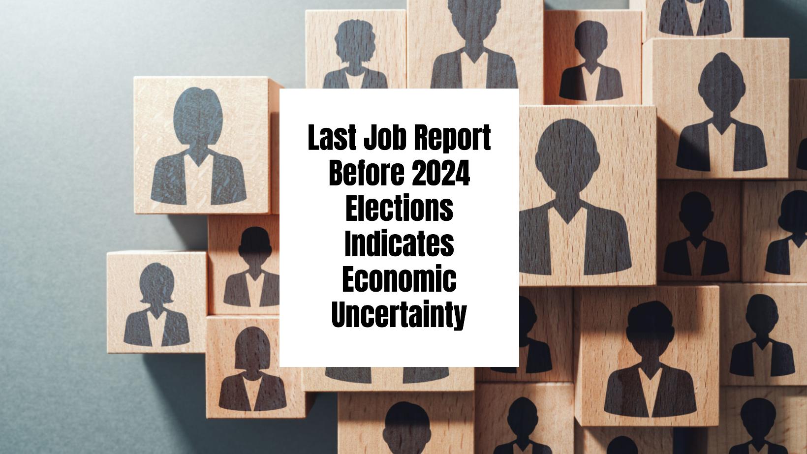 Job Report Before 2024 US Elections Indicates Economic Uncertainty