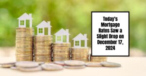 Today's Mortgage Rates Saw a Slight Drop on December 17, 2024