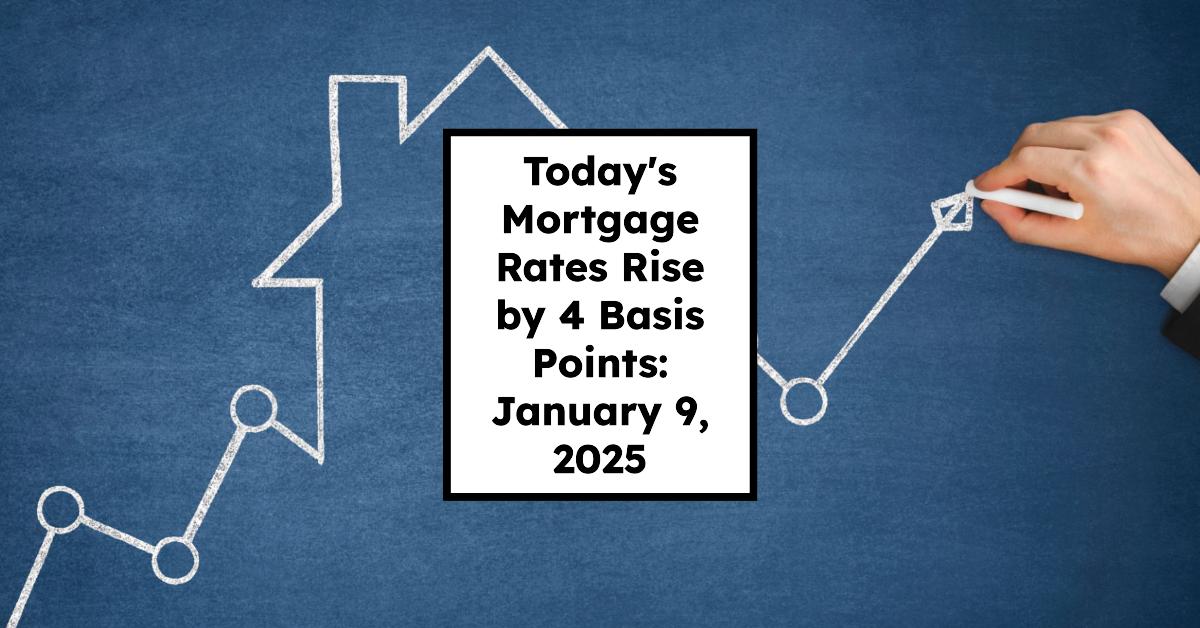 Mortgage Rates Today Rise by 4 Basis Points: January 9, 2025 Insights