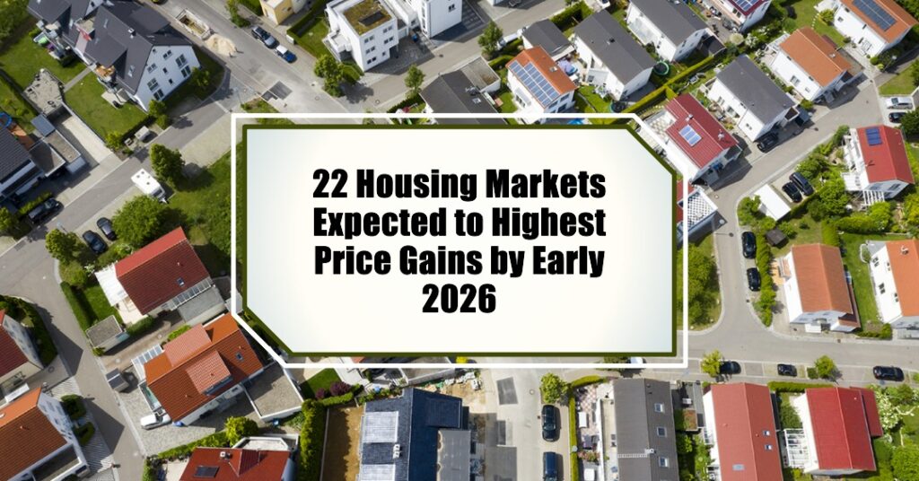 22 Housing Markets Expected to Highest Price Gains by Early 2026