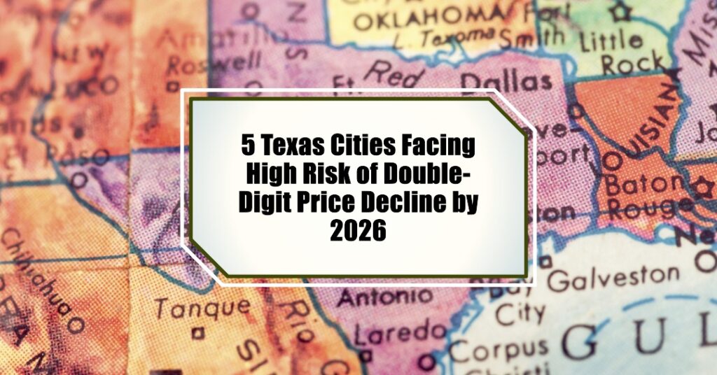 5 Texas Cities Facing High Risk of Double-Digit Price Decline by 2026