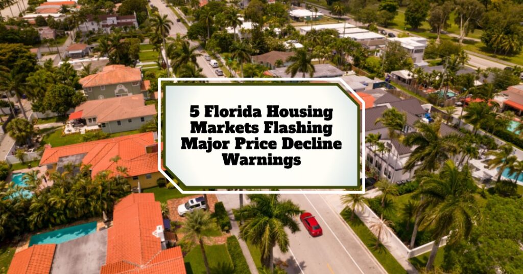 5 Florida Housing Markets Flashing Major Price Decline Warnings