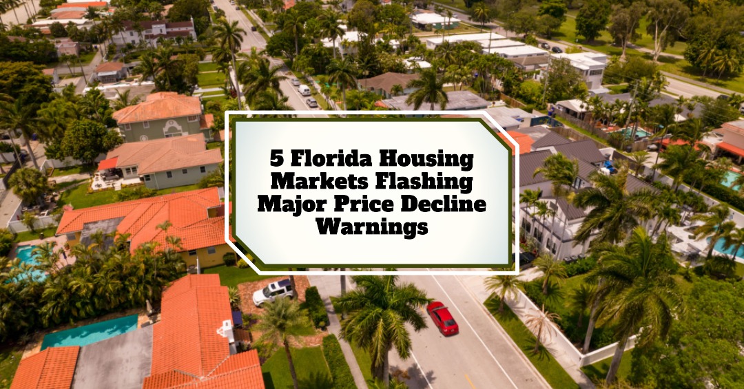 5 Florida Housing Markets Highly Vulnerable to a Price Crash