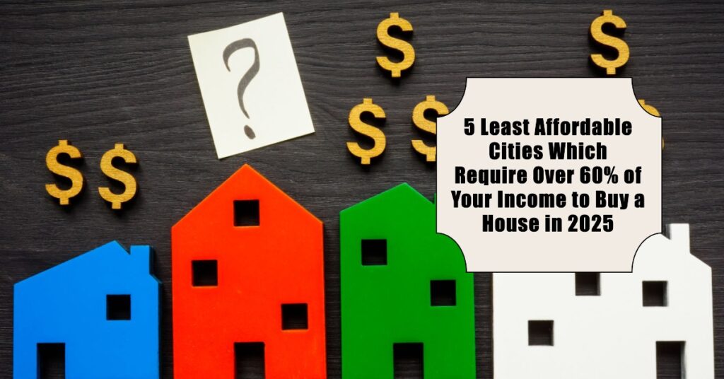 5 Least Affordable Cities Which Require Over 60% of Your Income to Buy a House in 2025
