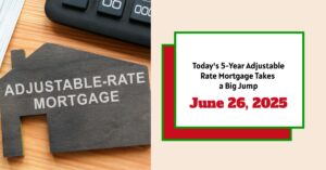 Today's 5-Year Adjustable Rate Mortgage Takes a Big Jump - June 26, 2025