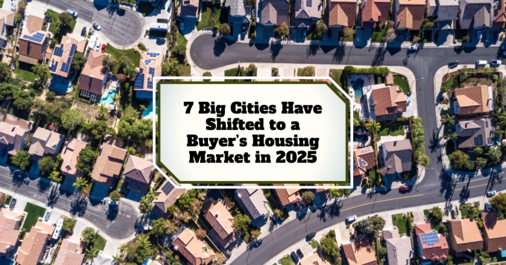 7 Big Cities Have Shifted to a Buyer’s Housing Market in 2025