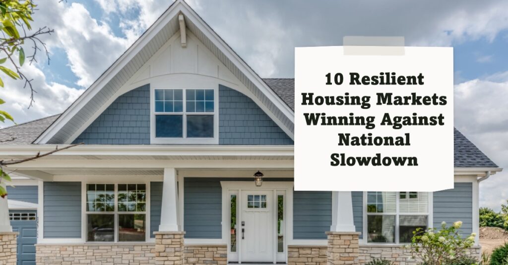 10 Resilient Housing Markets Winning Against National Slowdown