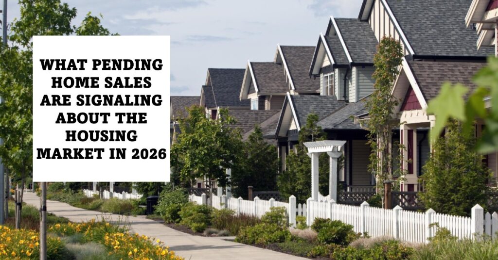 What Pending Home Sales Are Signaling About the Housing Market in 2026