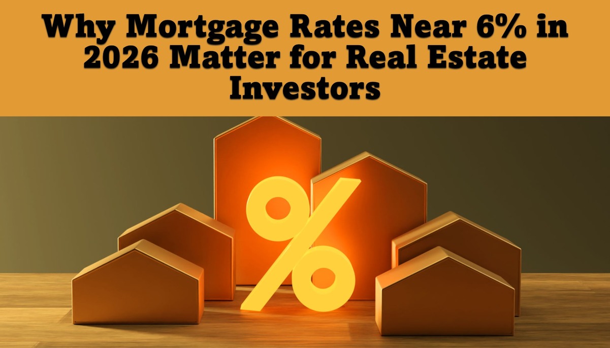 Why Mortgage Rates Near 6% in 2026 Matter for Real Estate Investors