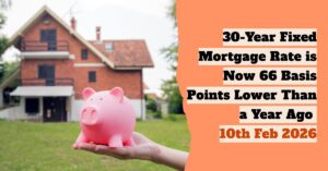 30-Year Fixed Mortgage Rate is Now 66 Basis Points Lower Than a Year Ago
