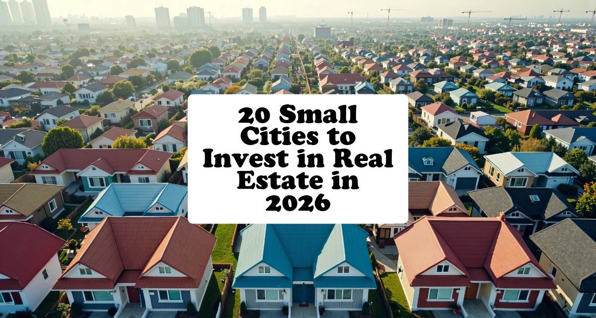 20 Best Small Cities to Invest in Real Estate in 2026