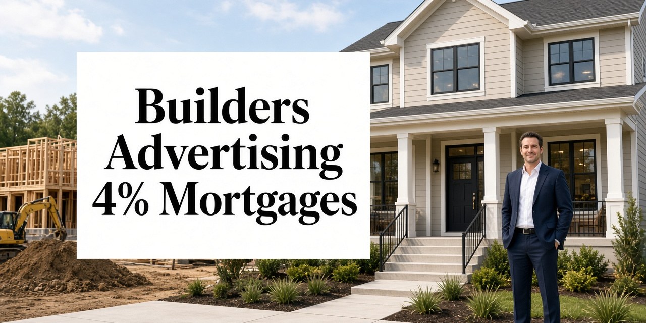 Builders Are Advertising ~4% Mortgages Again — Are Rate Buydowns Propping Up New-Home Prices?