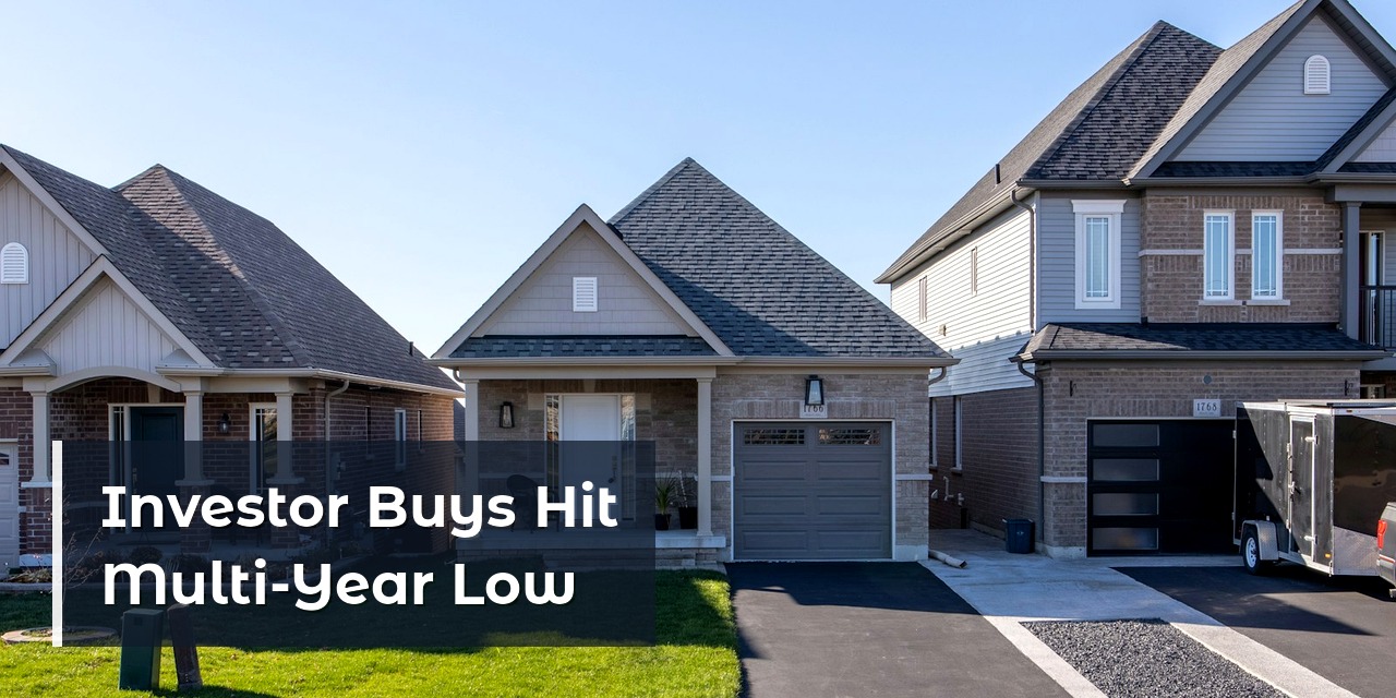 Investor Home Purchases Fall to the Lowest Level Since 2020
