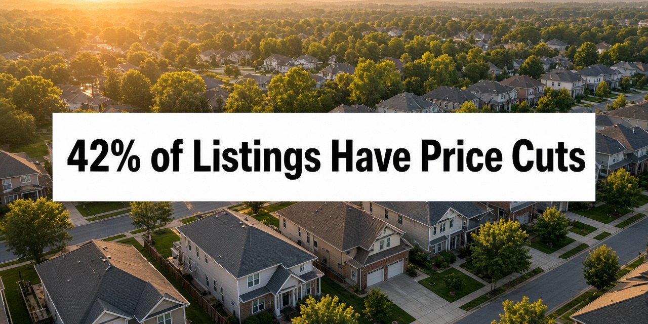A Record 42% of U.S. Home Listings Now Have Price Cuts — Where Sellers Are Cutting Most
